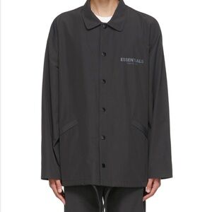 Essentials Black Coach Jacket